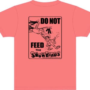 Snowbird Gull Logo Coral T-Shirt
