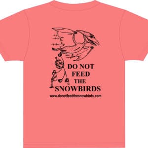 Pterodactyl Snowbird Coral T-Shirt