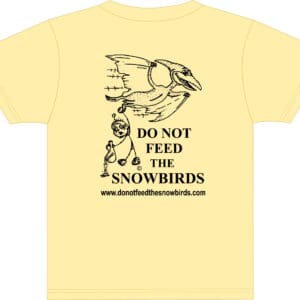 Snowbird Pterodactyl Logo Cornsilk T-Shirt